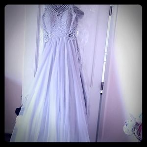 Beautiful Silver prom dress